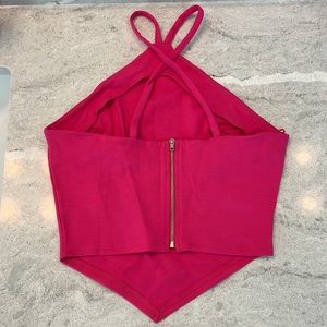 Women’s Eri + Ali Tank Top Hot Pink Size XS